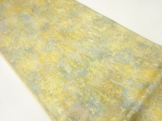 樹木模様織出し袋帯